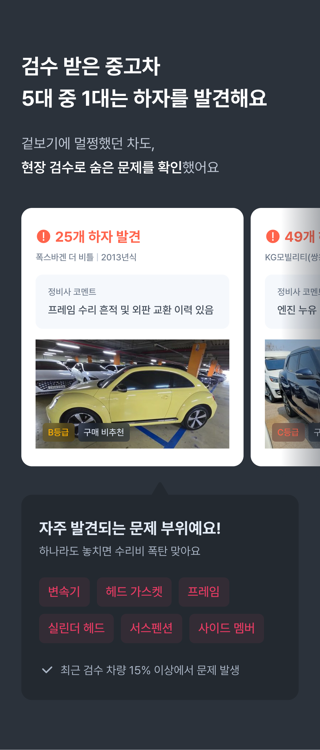 검수 사례 상세 사진
